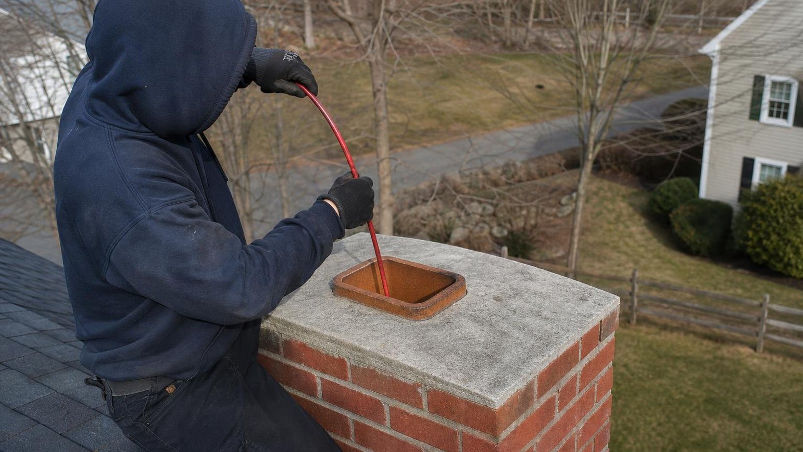 Practical chimney sweep & inspection in Needham